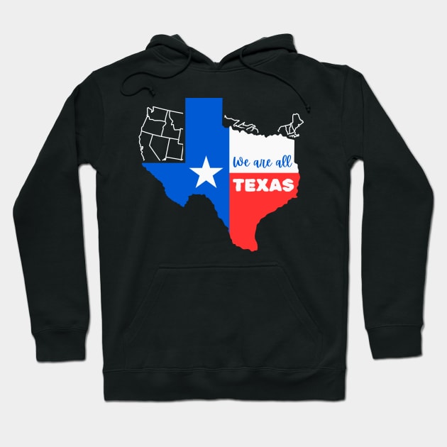 I Stand With Texas Hoodie by Etopix